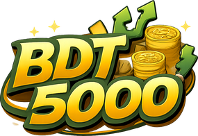 bdt 5000 বাংলা গেমিং লোগো